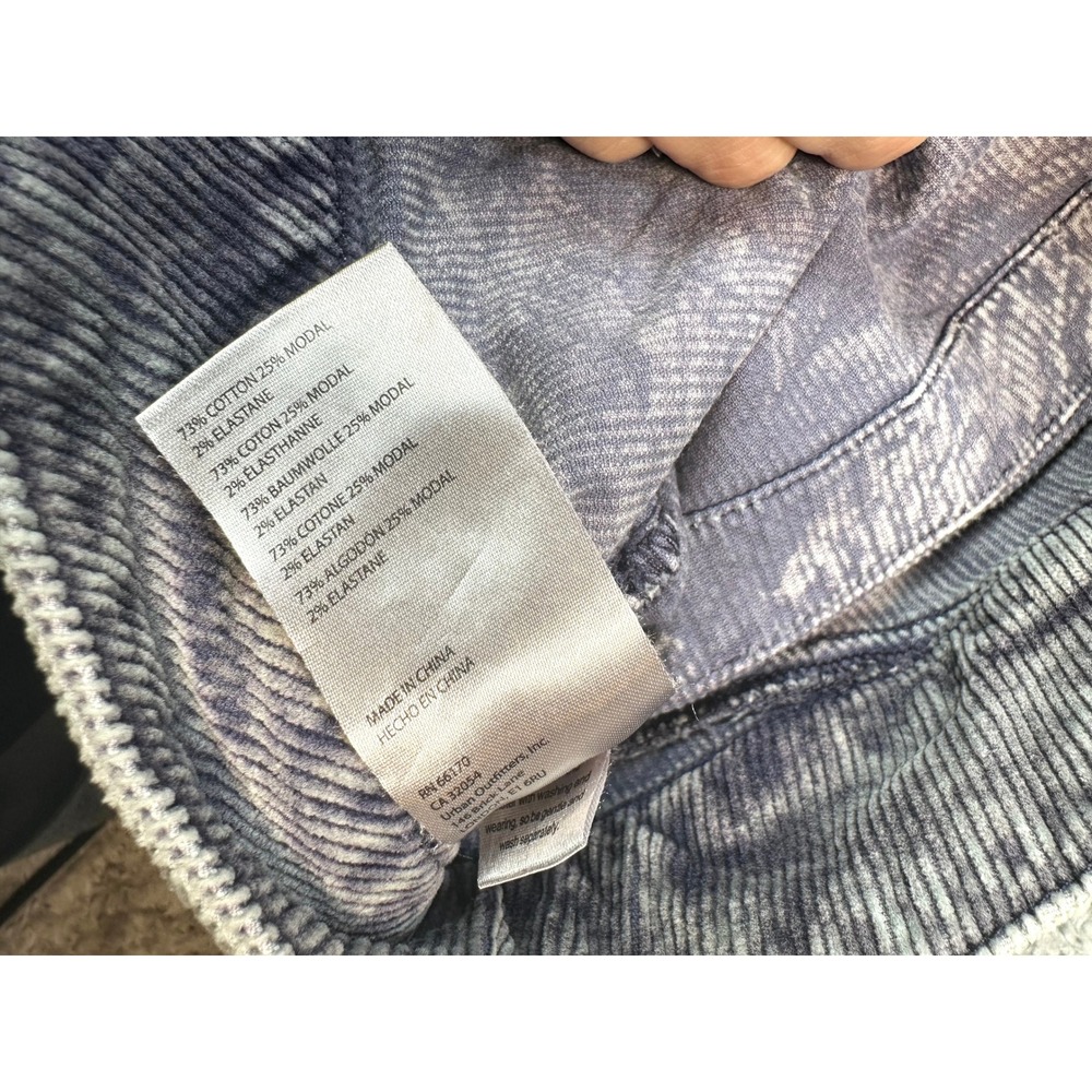 Anthropologie Pilcro The Wanderer Relaxed Leg Corduroy 32 gray purple - Picture 13 of 14